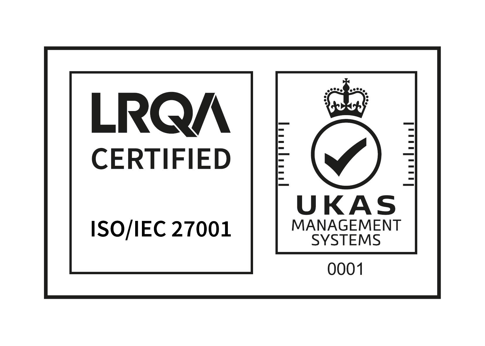 ISO/IEC 27001 Certified